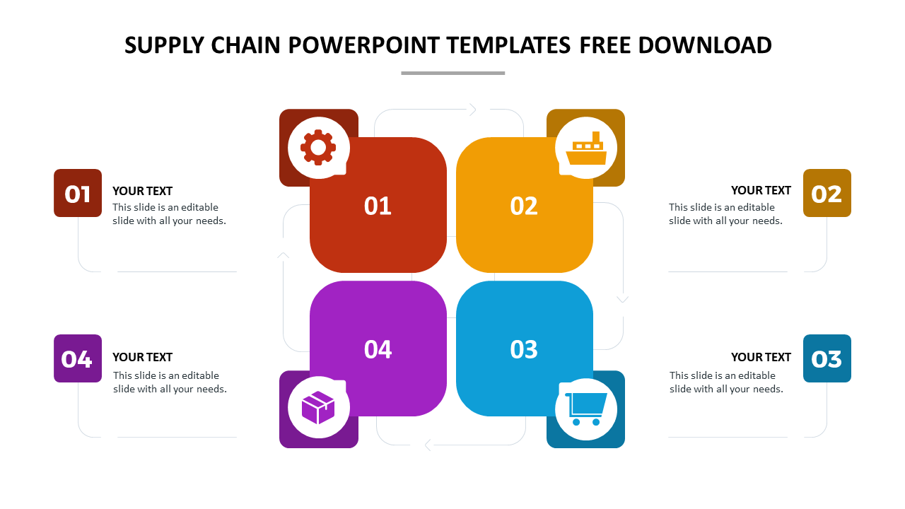 supply chain ppt template free download